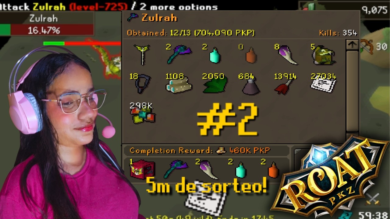 camino a completar el log de zulrah #2 + 5M de sorteo #roatpkz