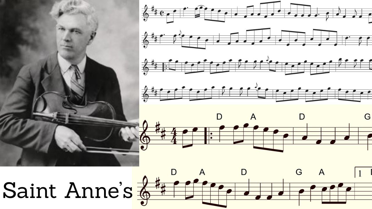 Fiddle Tunes Brief History // Saint Anne's Reel
