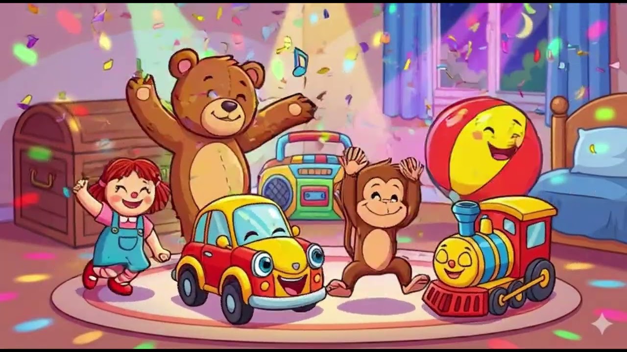 A Festa dos Brinquedos 🧸🎶 | Canção Infantil Divertida e Educativa