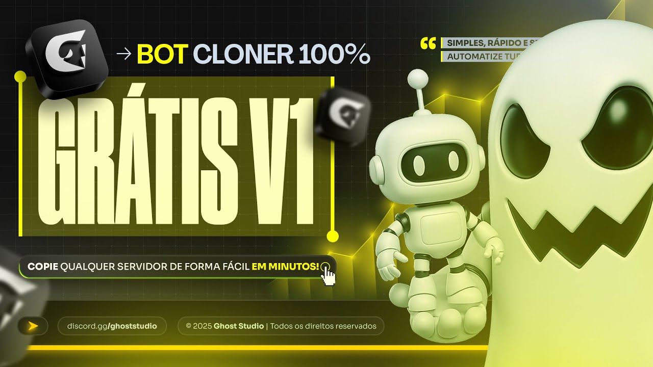🚀 CLONE QUALQUER DISCORD AGORA: SEM ADM E 100% GRÁTIS! 🚀