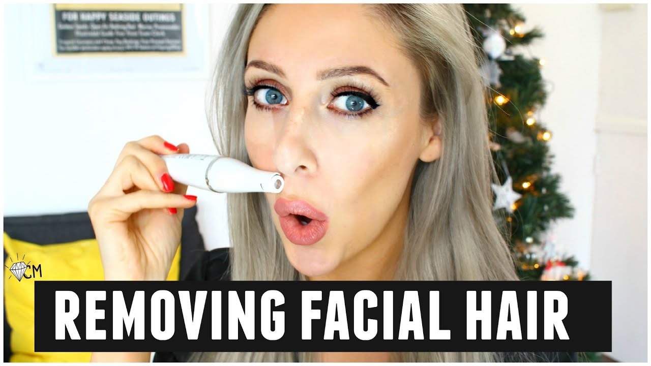 HOW TO REMOVE FACIAL HAIR - BRAUN EPILATOR REVIEW & DEMO | Carly Musleh