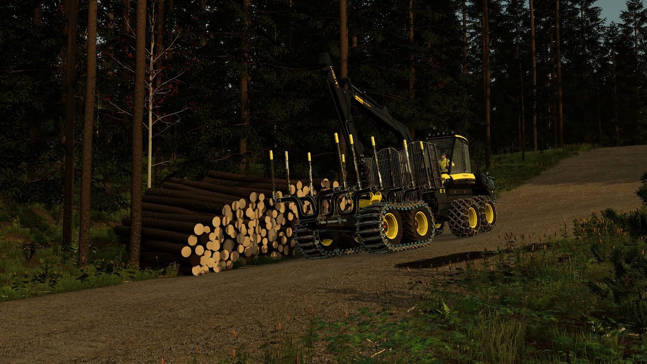 Bigger and bigger piles | EP. 12 | Fs22 timelapse | Forestry in Honkakorpi