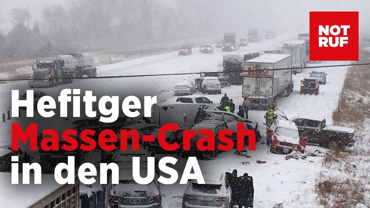 70 Fahrzeuge krachen ineinander &ndash; Heftiger Massencrash in Iowa