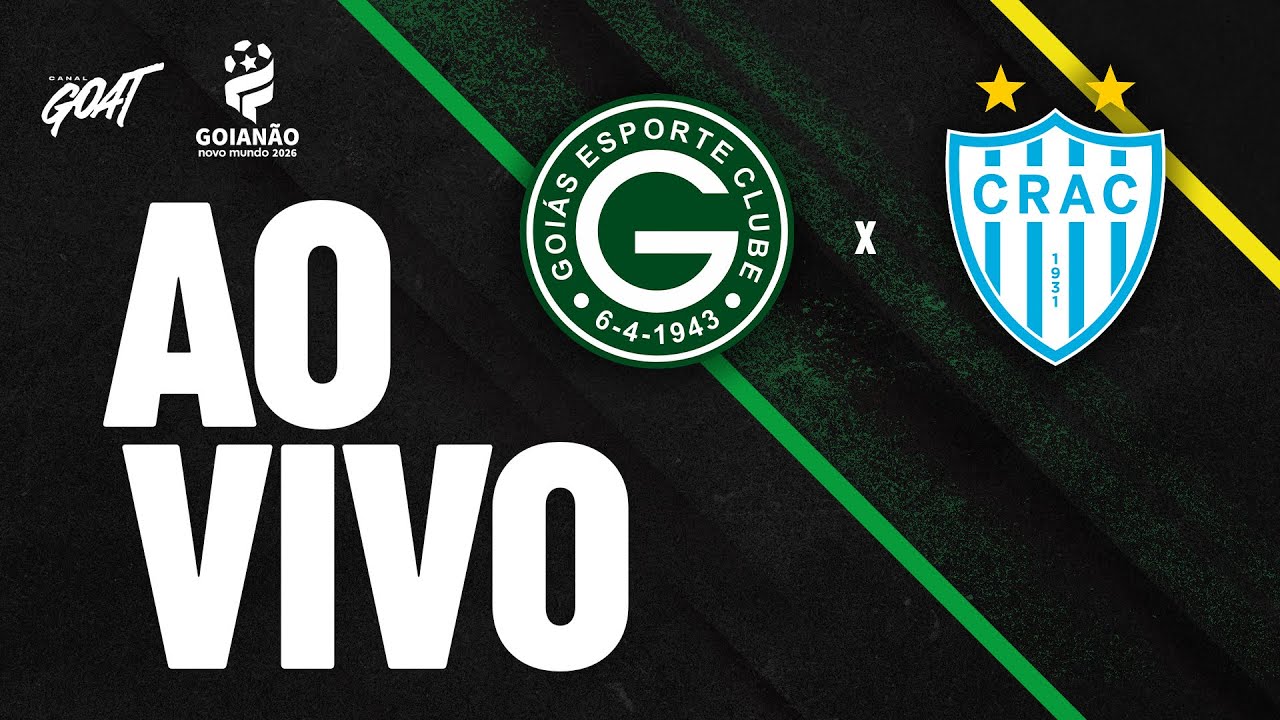 GOIÁS X CRAC | QUARTAS DE FINAL | CAMPEONATO GOIANO | AO VIVO E COM IMAGENS
