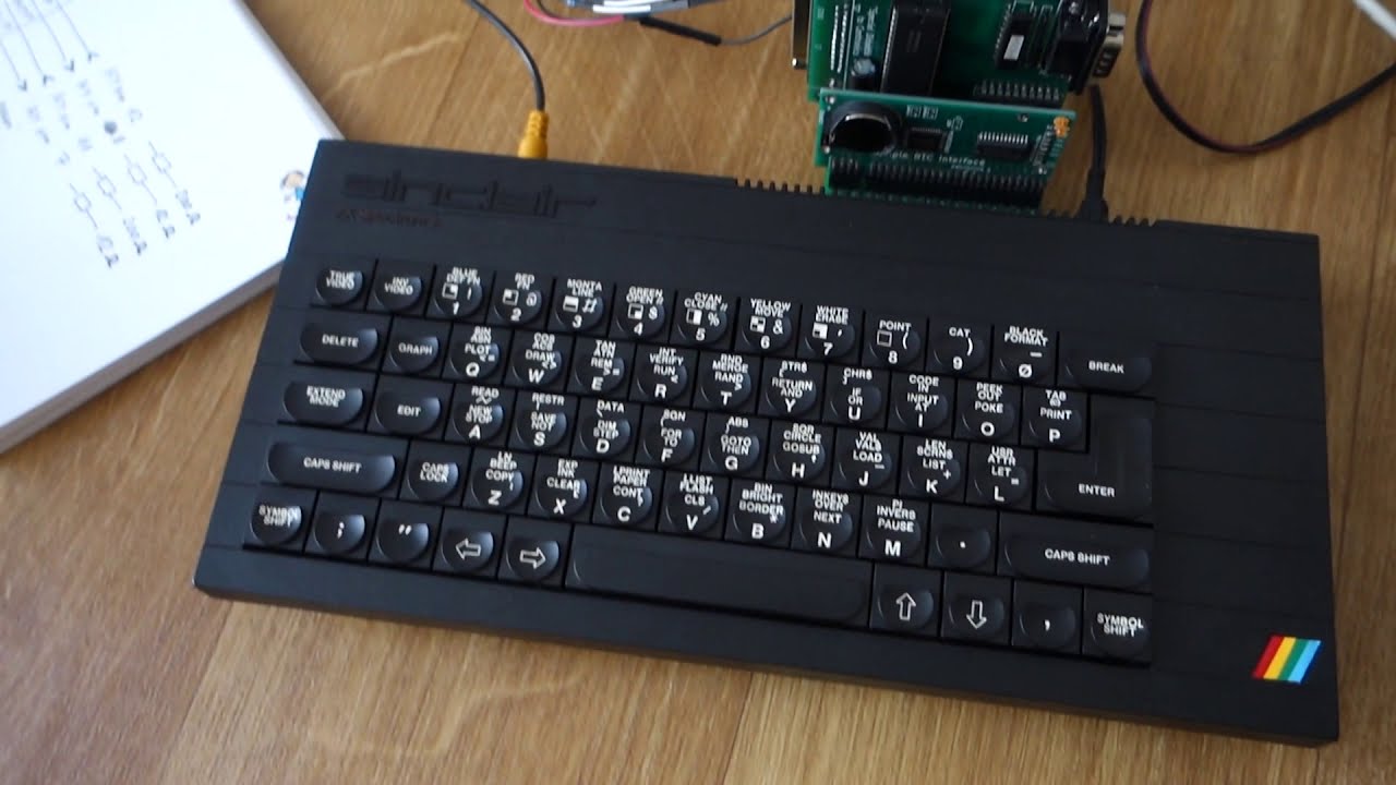 Ukázka připojení RS232 k ZX Spectrum 48k s AY-3-8912