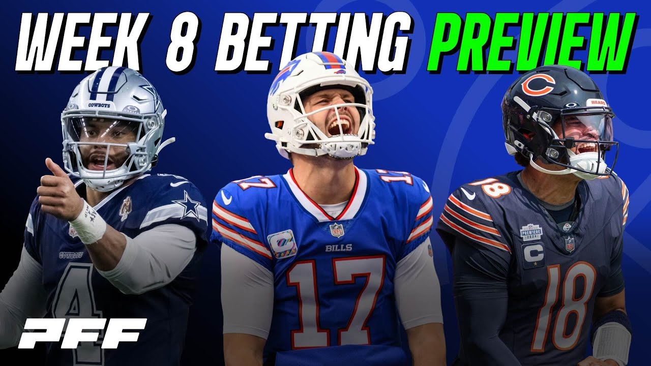 2025 NFL Week 8 Betting Preview | PFF NFL Show