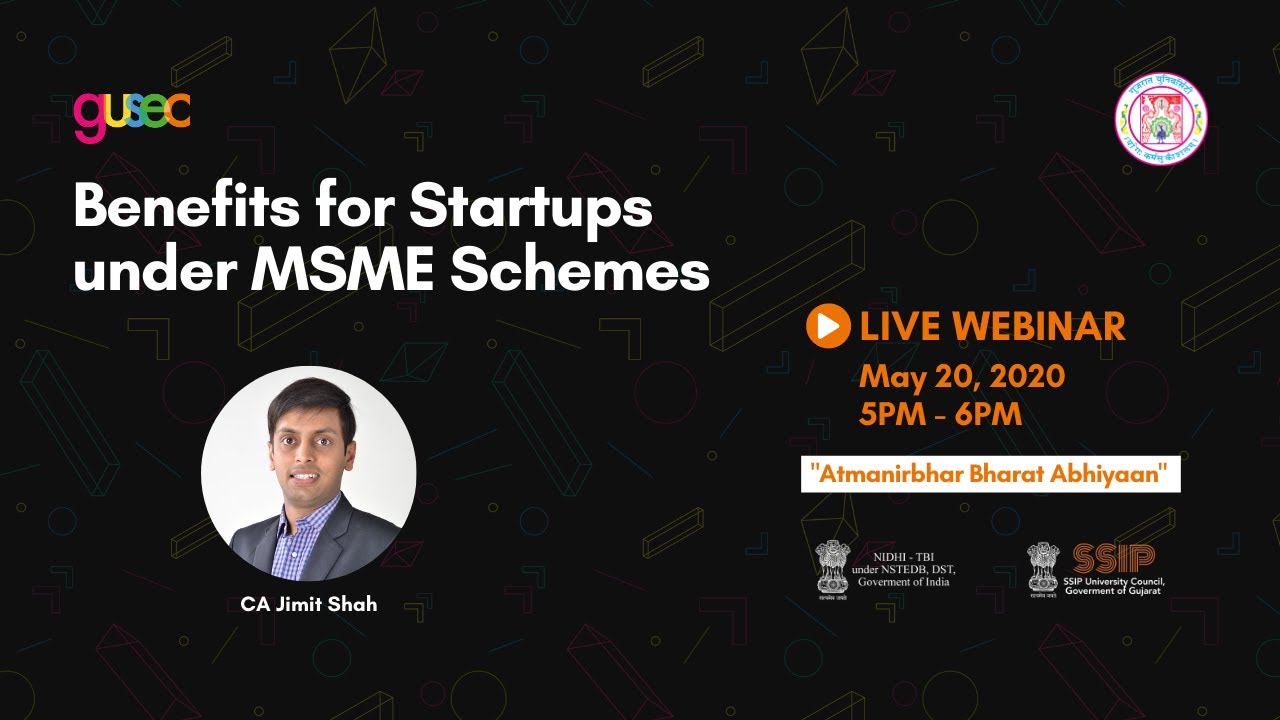 Benefits for Startups under MSME schemes