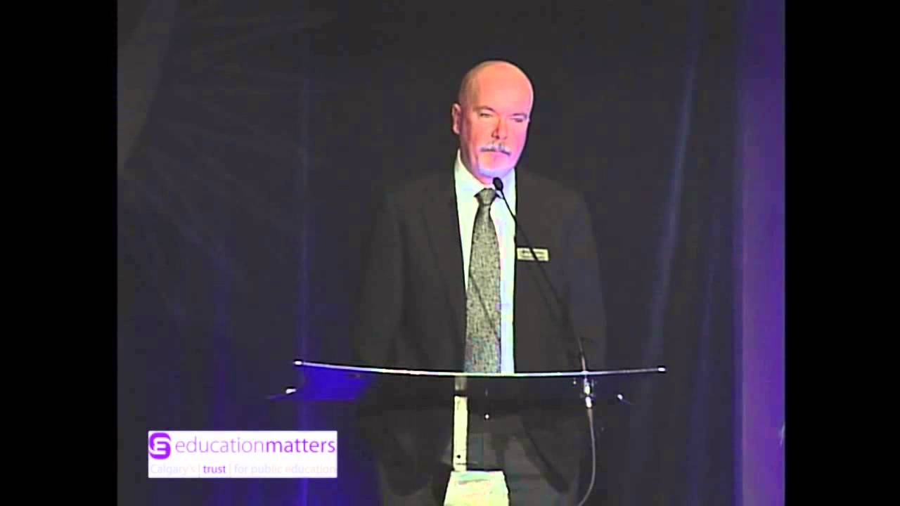 EducationMatters Chair Gene Edworthy at the 2012 CBE Distinguished Alumni Awards
