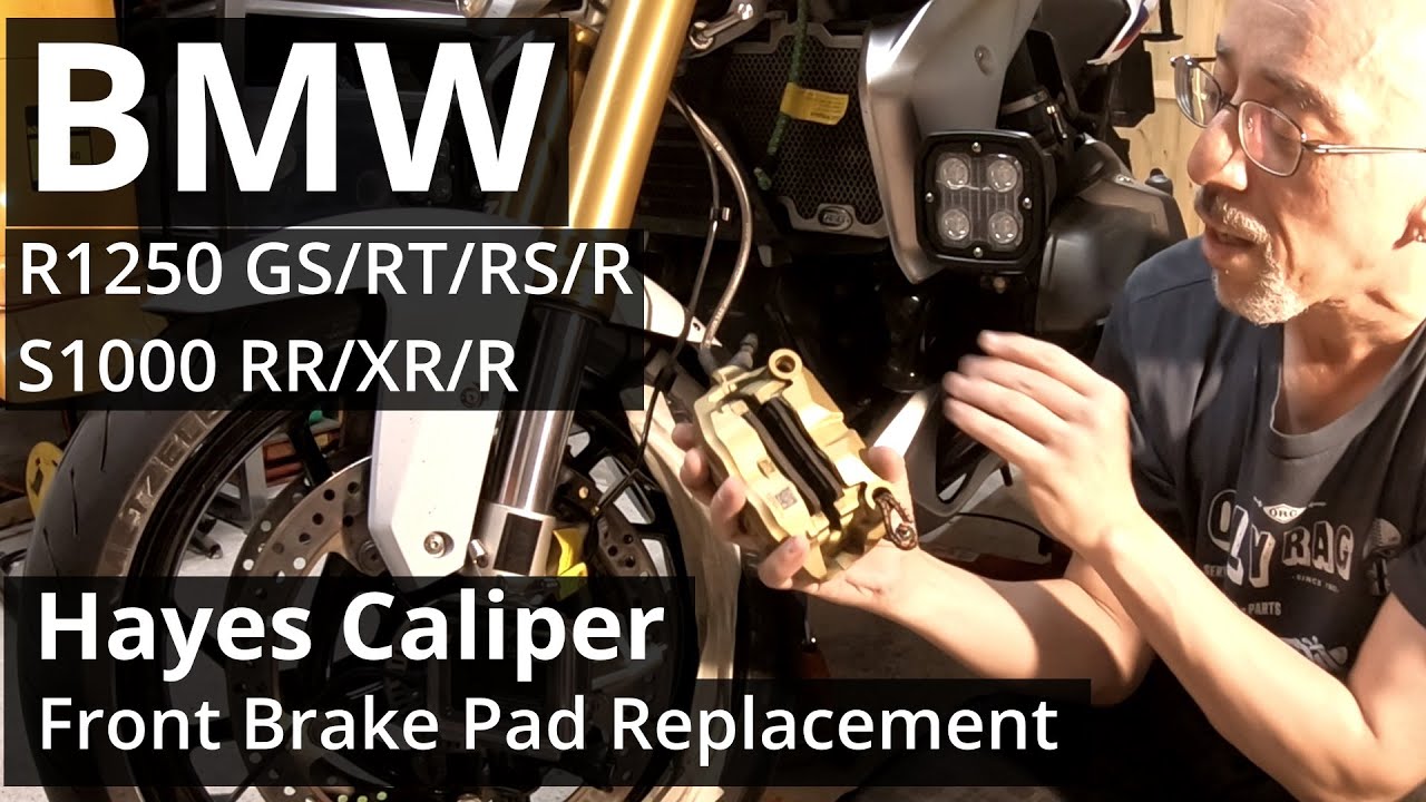 BMW Hayes Calipers &bull; front brake pad replacement: R1250 GS R RT S1000 RR XR R