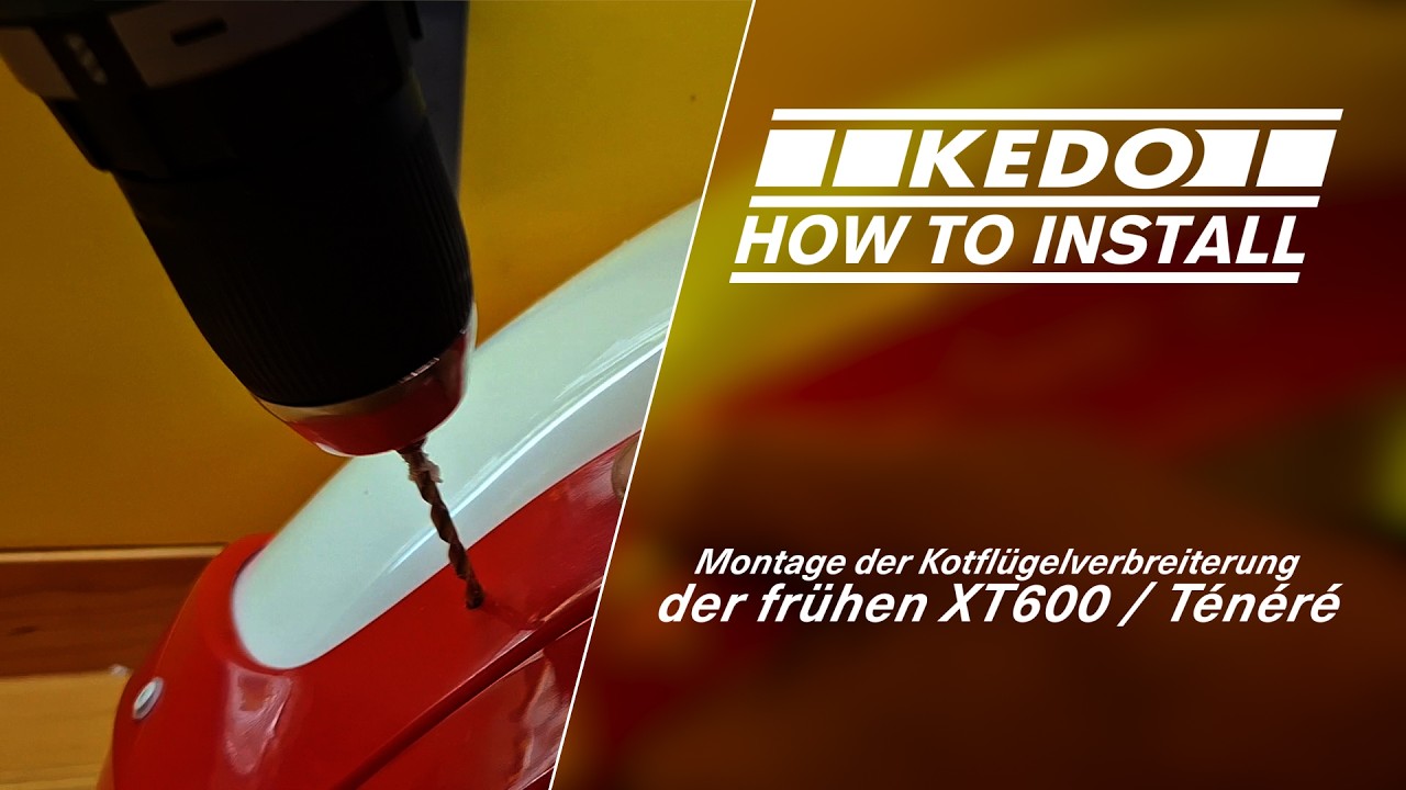 How to install the XT600Z Front Fender Extension