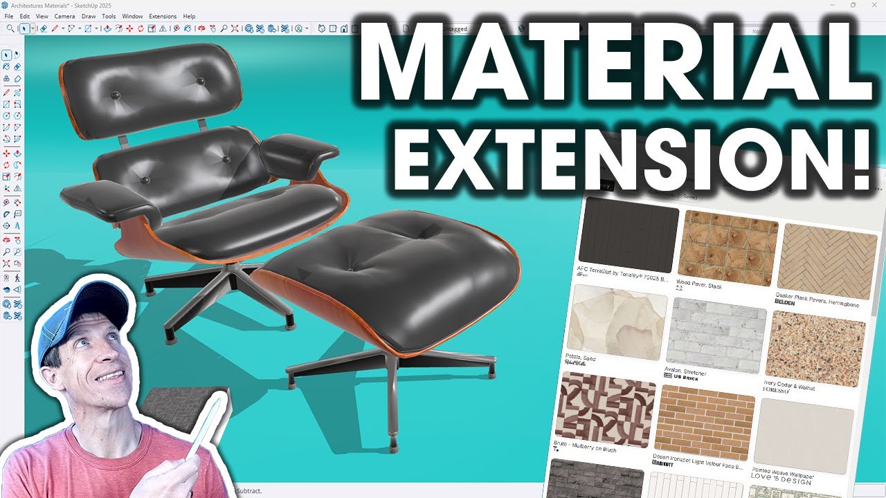 Это расширение SketchUp Material только что получило революционное обновление
