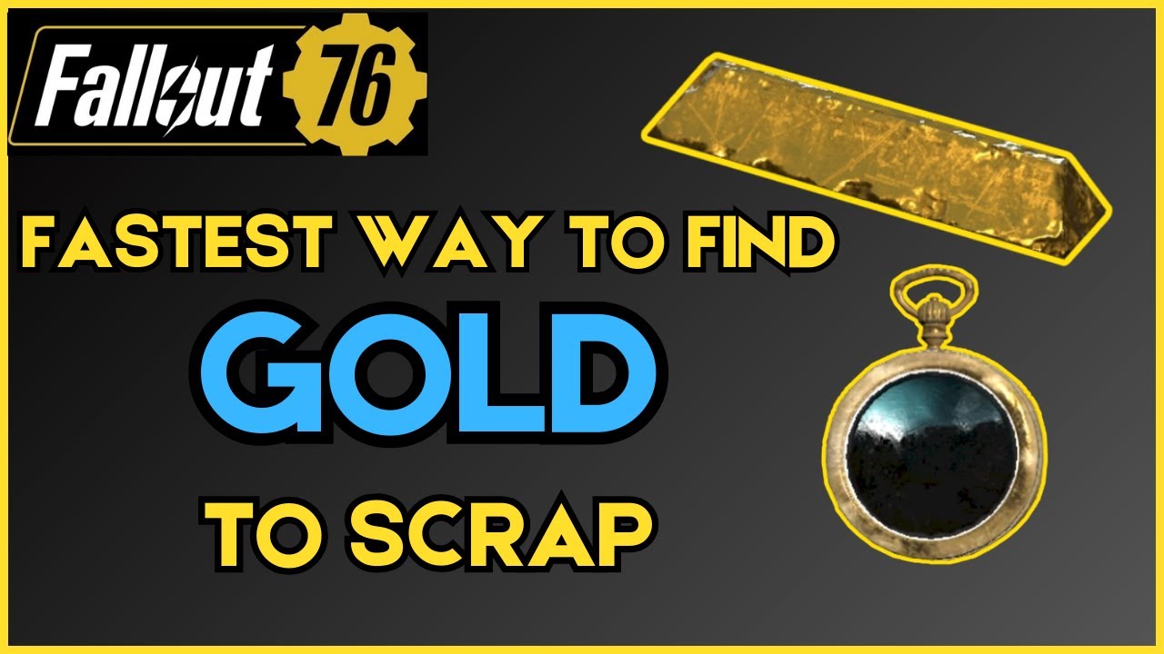 How To Find Gold Scrap \ Whitespring Refuge Location Fallout 76
