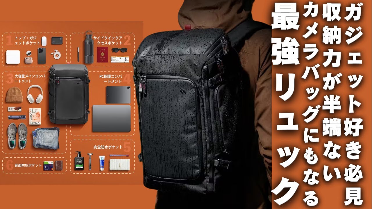 【プレゼント企画あり！ガジェット好きにおすすめ】最強の通勤＆旅行リュック決定版！Inateck Lightourの魅力