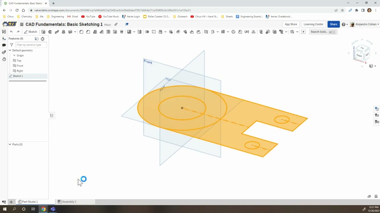 Onshape Introduction to Sketching: Basic Sketching