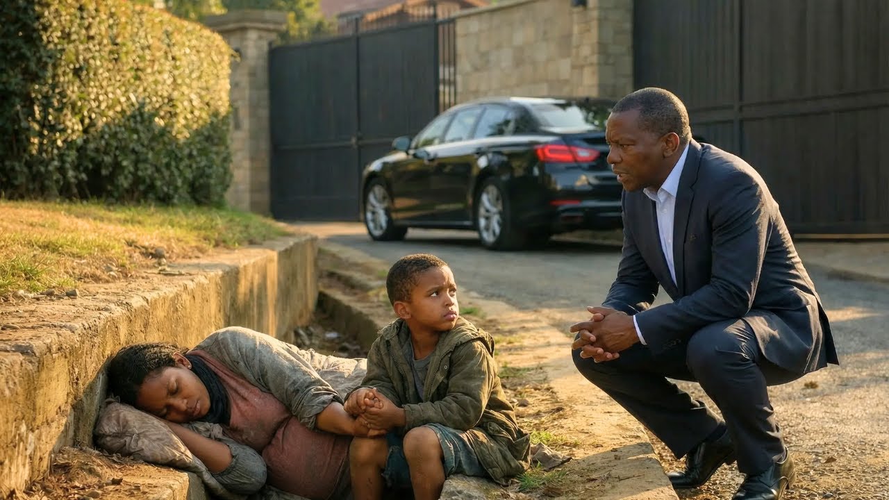 Billionaire alimkuta mwanamke mjamzito amelala chini ya mfereji wa maji mbele ya nyumba yake