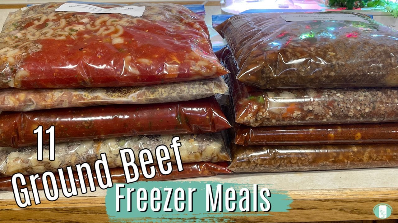 11 EASY Ground Beef Freezer Meals & an Announcement 🎉