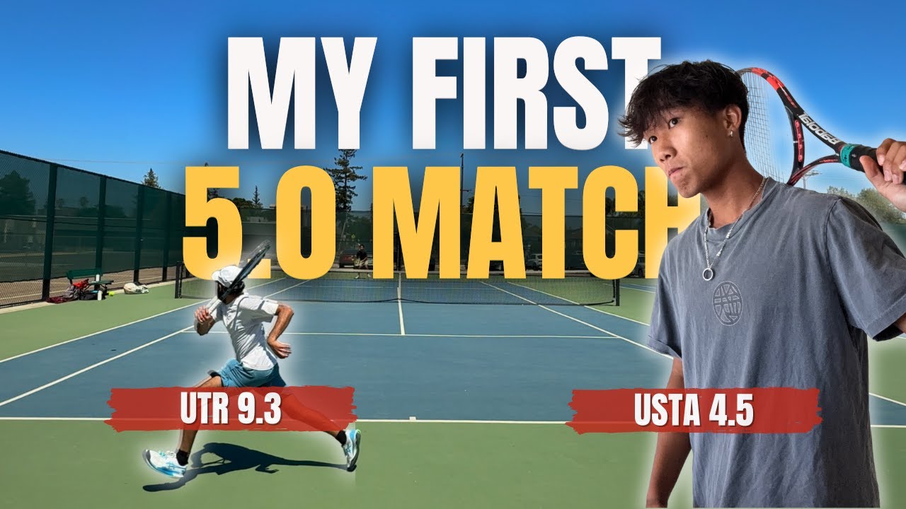 Я сыграл свой ПЕРВЫЙ матч 5.0 (USTA 4.5 играет с USTA 5.0)