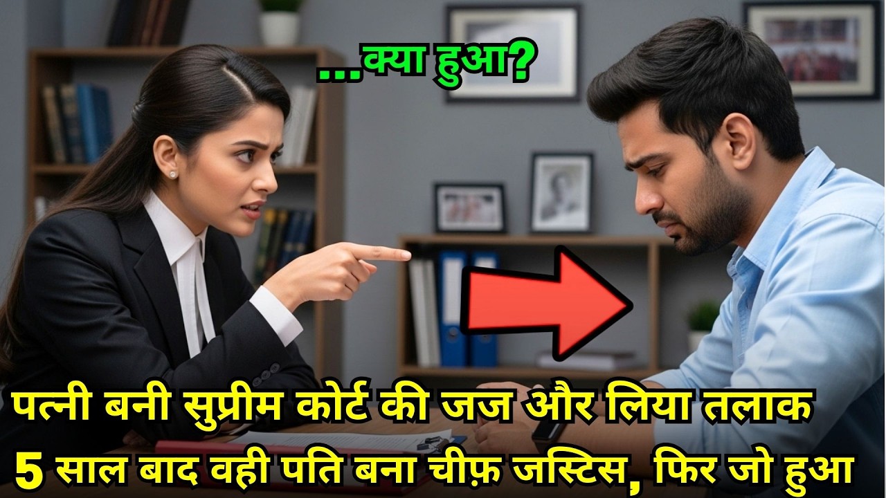 पत्नी बनी सुप्रीम कोर्ट की जज और लिया तलाक — 5 साल बाद वही पति बना चीफ़ जस्टिस, फिर जो हुआ…