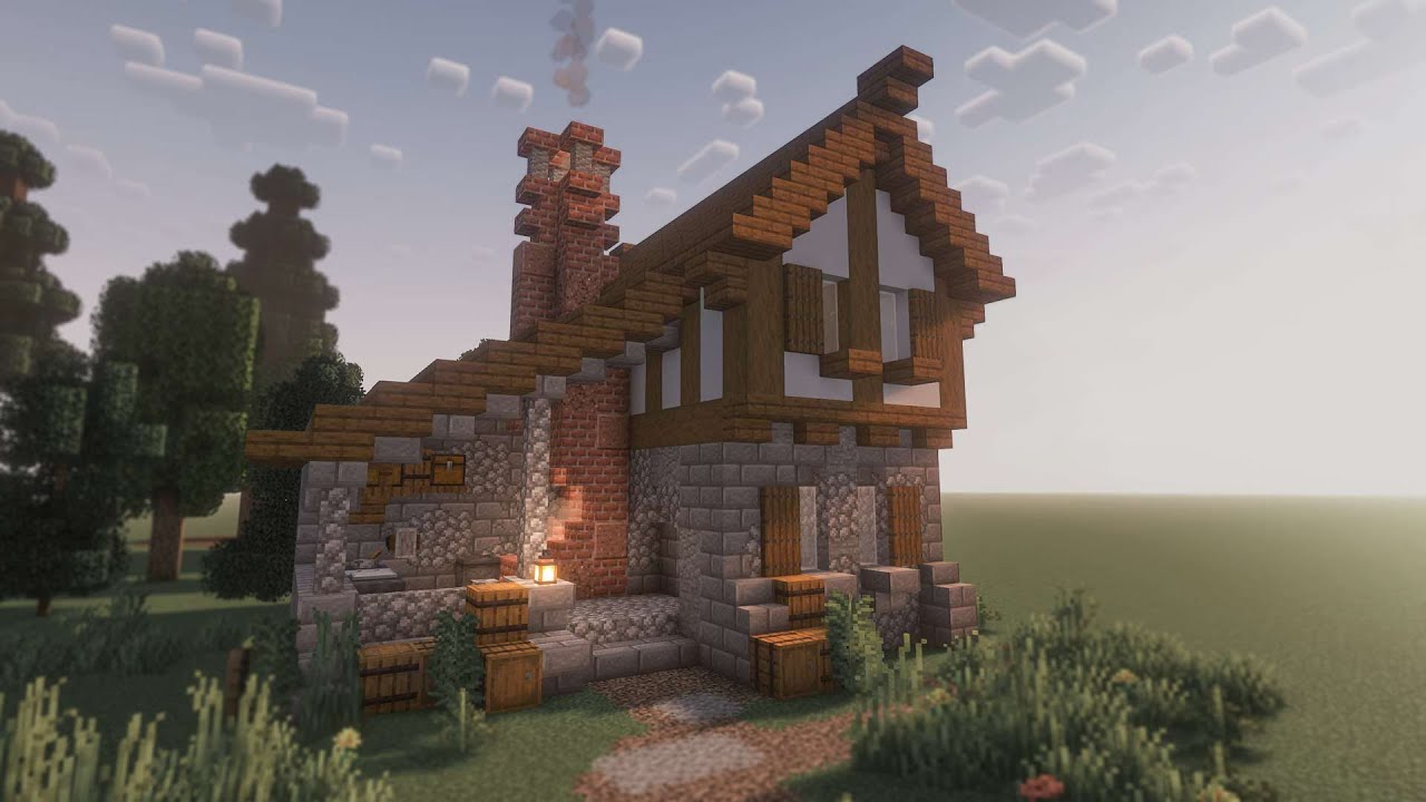 Minecraft Mittelalter Schmiede bauen | Bauanleitung