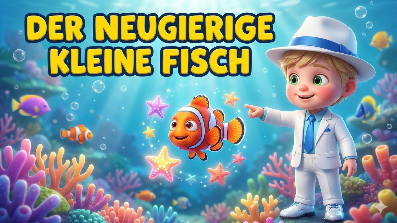 Der neugierige kleine Fisch 🐟🎶 | Lustiges Kinderlied