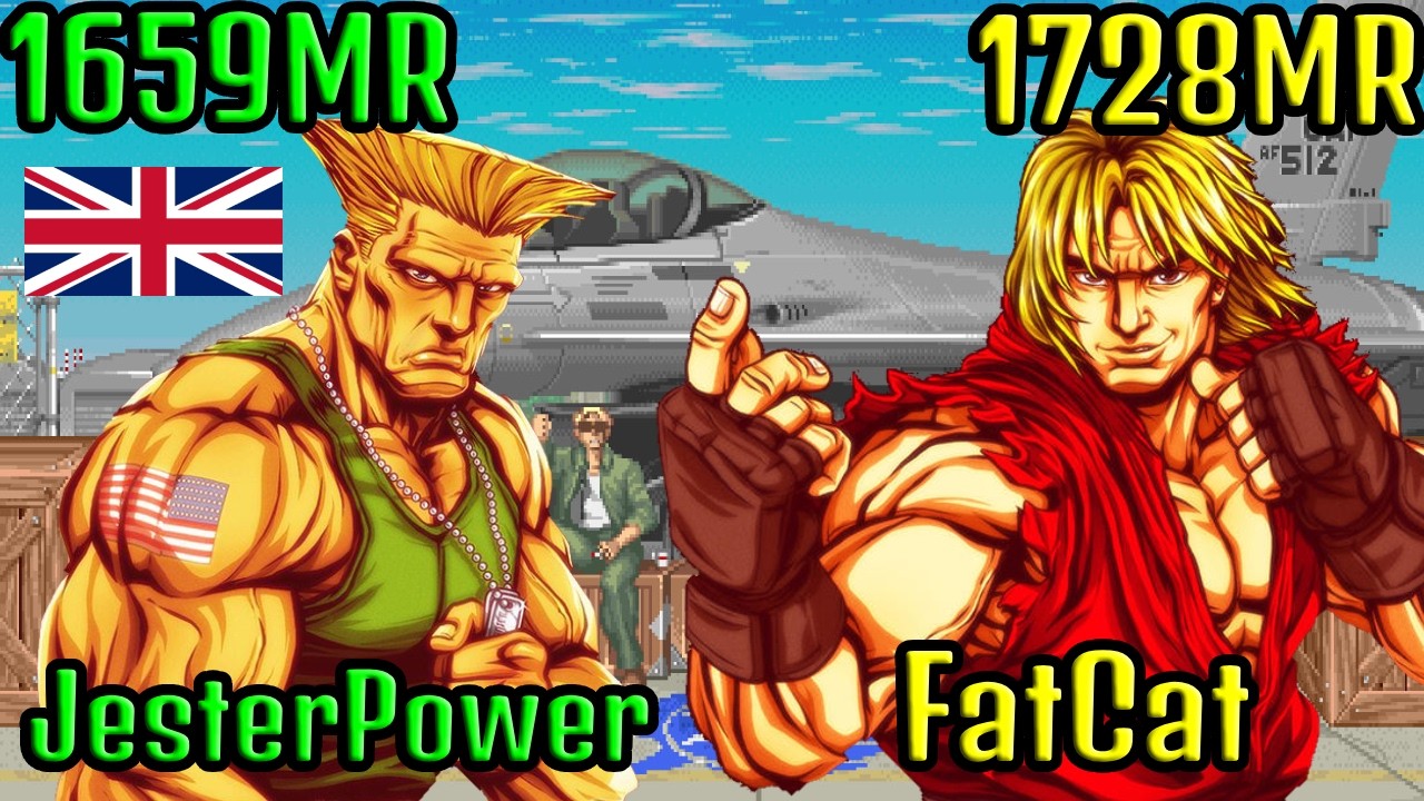🎭STREET FIGHTER 6 ➥ JesterPower (GUILE ガイル) VS. FatCat (KEN ケン) MASTER RANKS🎭