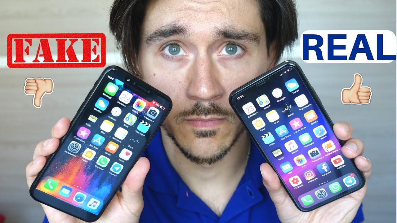 iPhone X Originale VS Clone