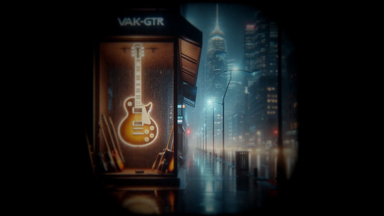 Rainy Night - Original Guitar Instrumental - Rock Ballad