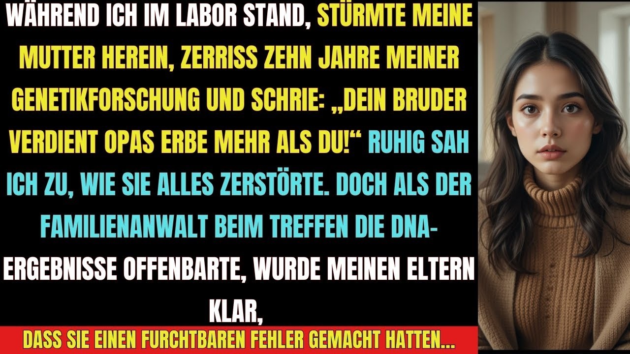 „Sie schrien, ich sei egoistisch… doch der DNA Test entlarvte ihre Lügen“