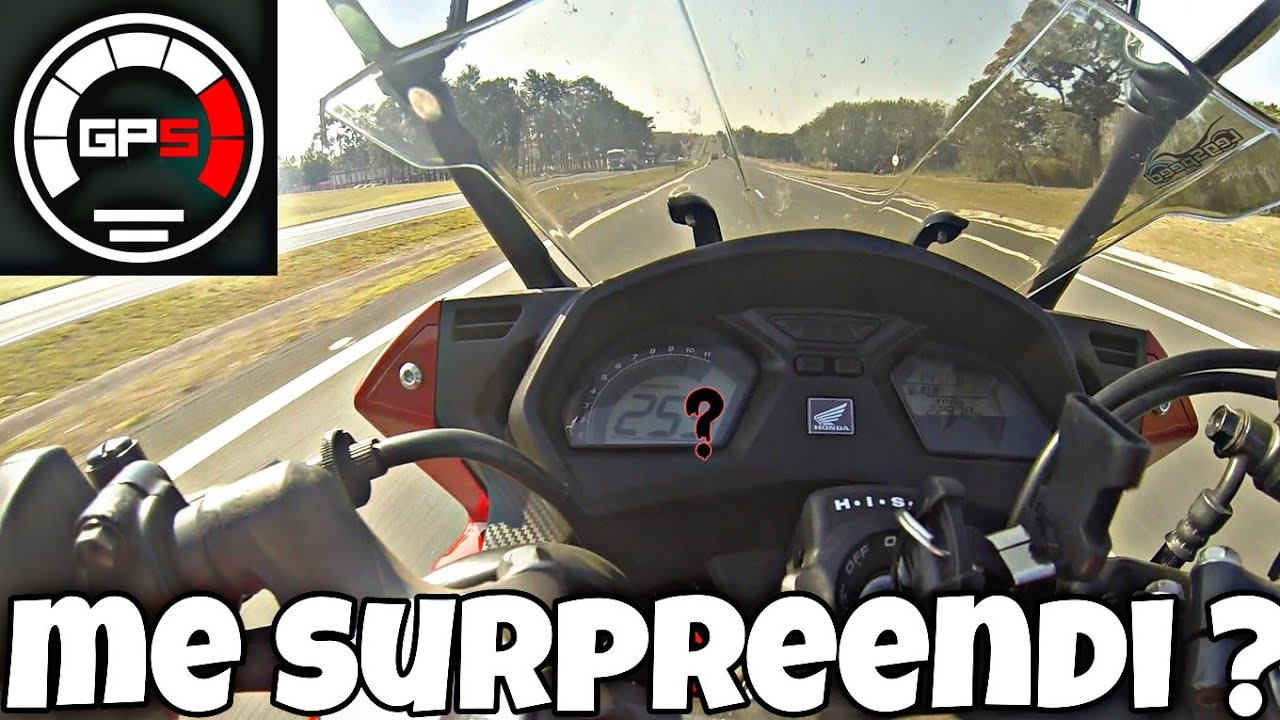 HONDA CBR 650F TOP SPEED PAINEL E GPS