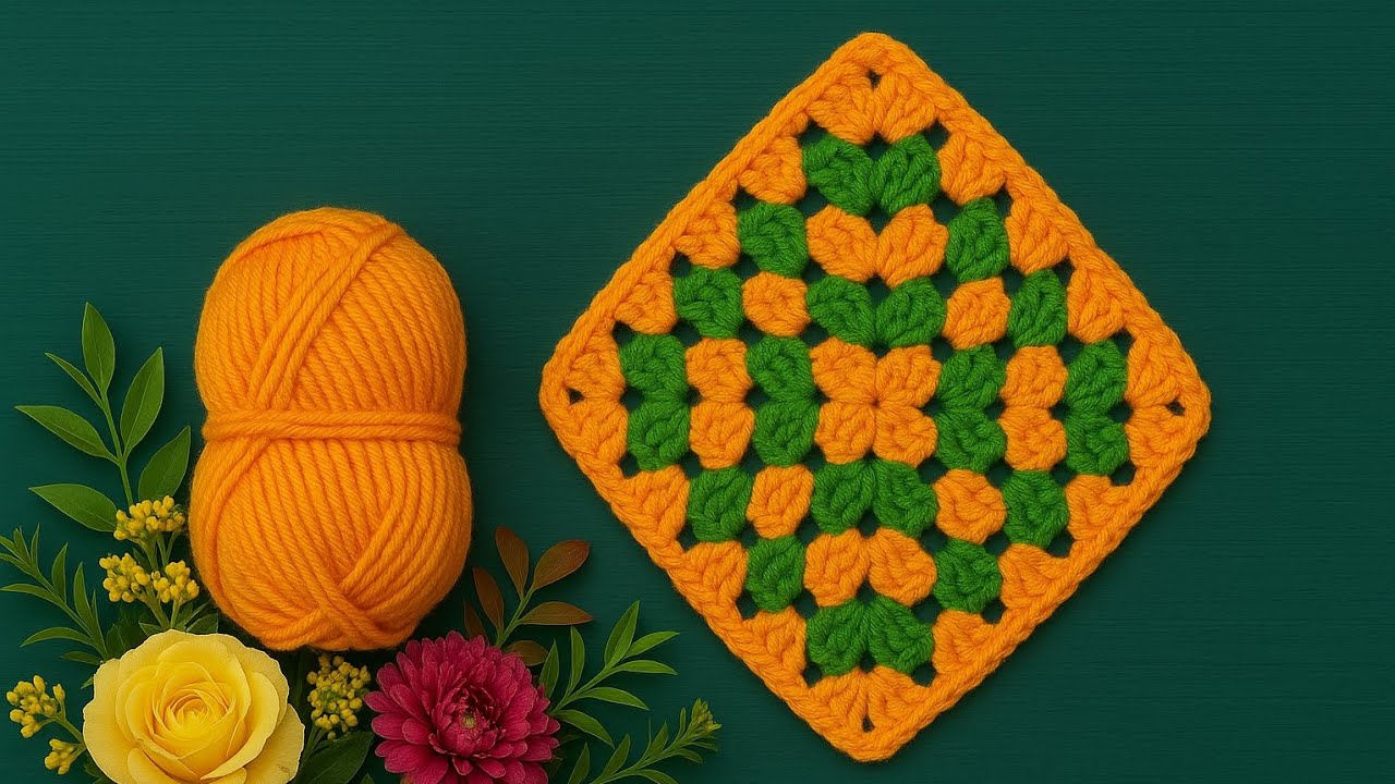 Easy Crochet Granny Square | Beginner Friendly Pattern Tutorial