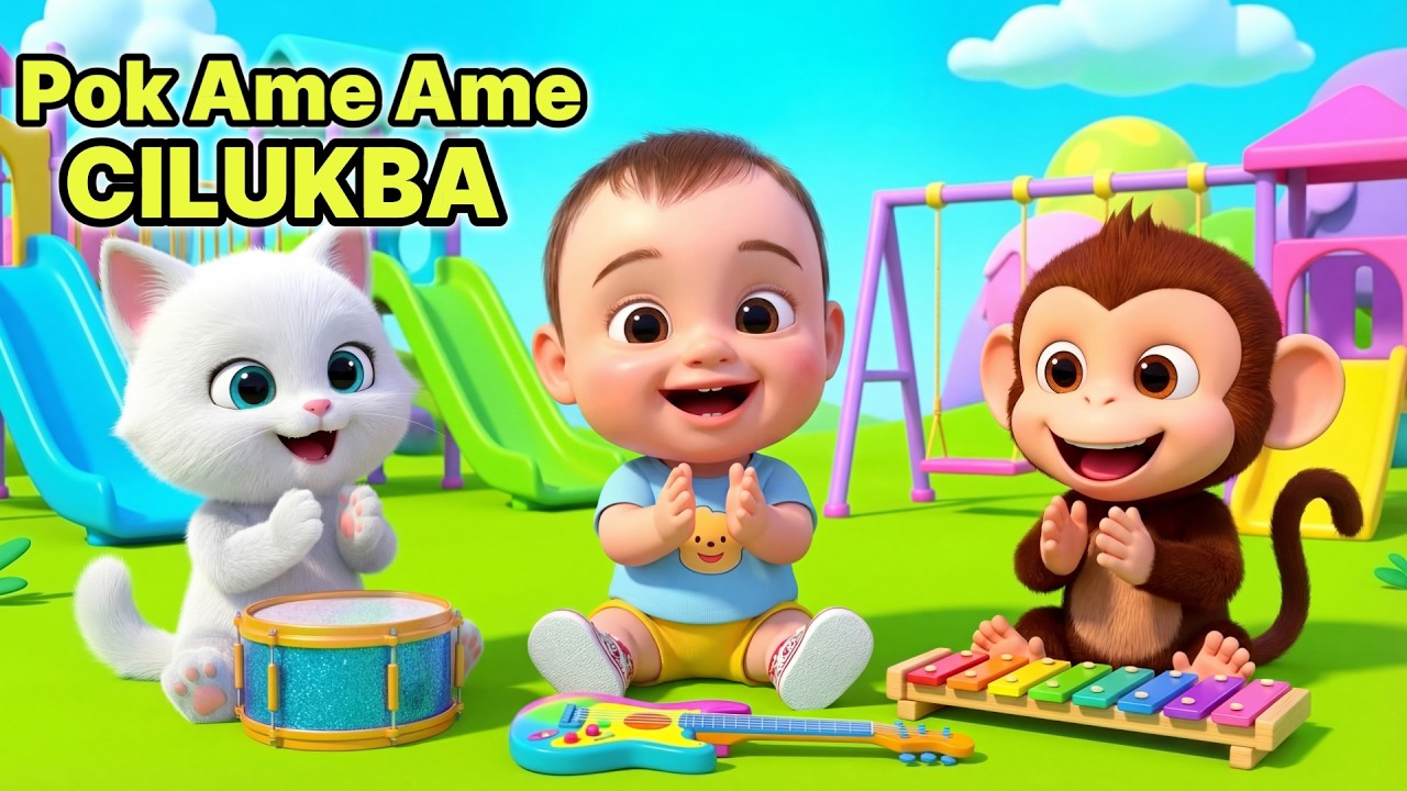 POK AME AME CILUKBA - TEKOTEK - ANAK AYAM PIYIK - CICAK DI DINDING - LAGU ANAK INDONESIA POPULER