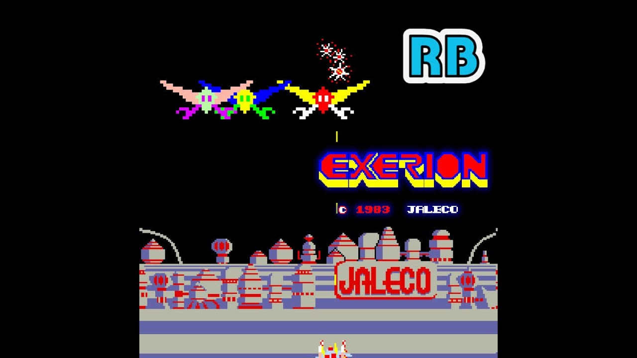 1983 [60fps] Exerion 2994400pts