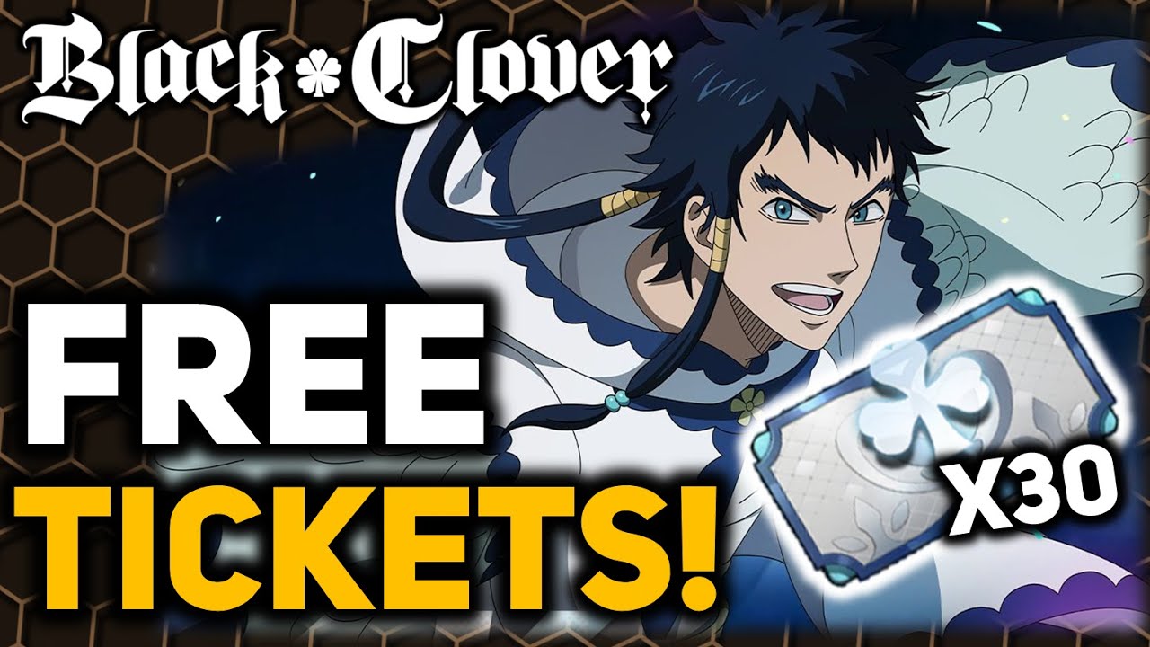 FREE 30 Tickets! Kiato & Kahono Banner! (Black Clover M)