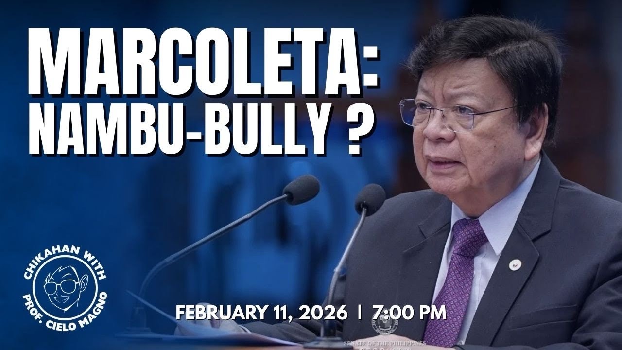 Bully daw si Marcoleta at iba pang galawan sa pulitika