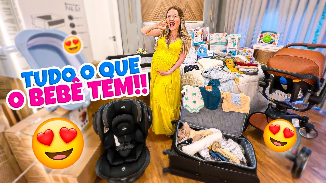 MOSTREI ENXOVAL COMPLETO DO BEBÊ 👶🏼