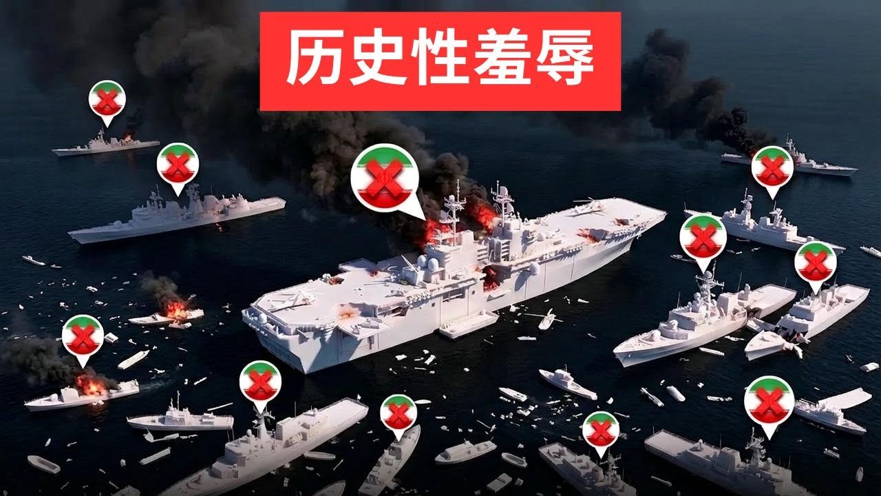 伊朗刚刚向美海军叫板，结果整个舰队48小时内全军覆没