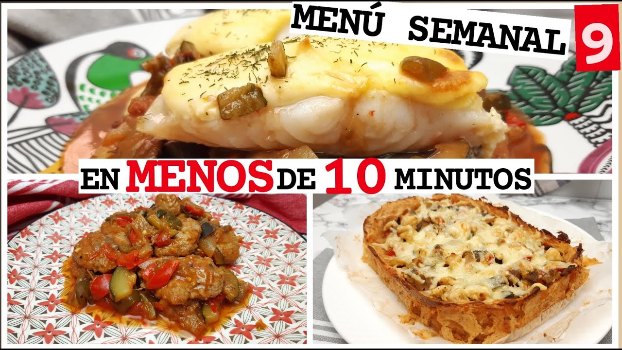 9️⃣🍅 10 RECETAS EN 10 MINUTOS😲. MENÚ SEMANAL 9 Todo lo que Puedes Hacer con un PISTO. BATCH COOKING