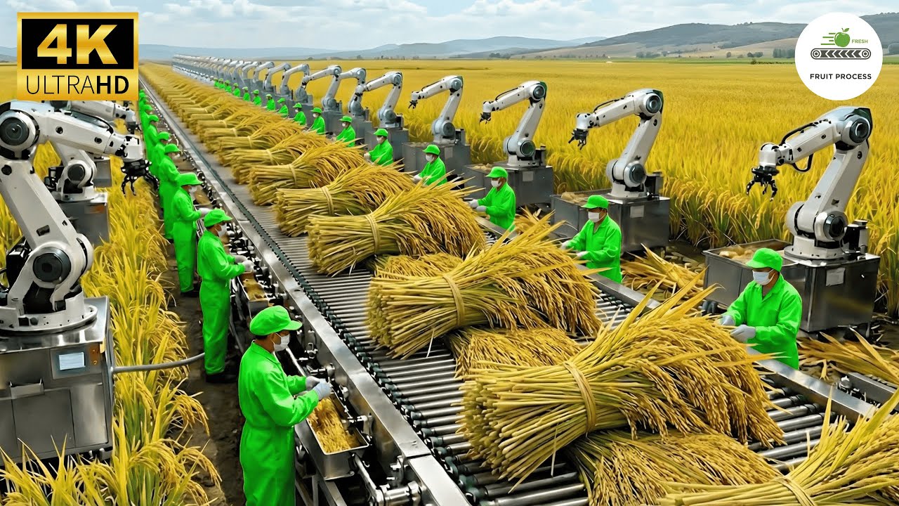 Inside the Largest US Factory: From Harvested Rice to Premium Flour for Baking (Full Process)