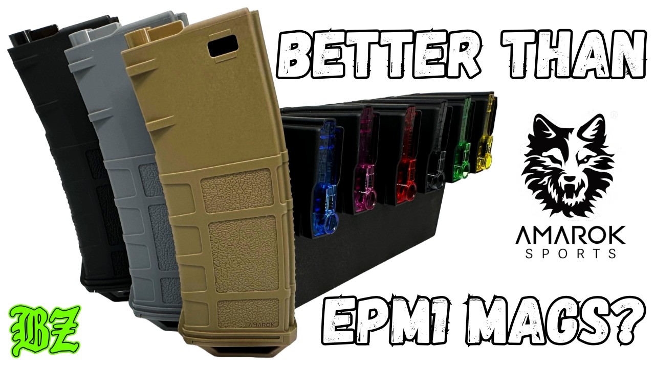 As Good As EPM1's? Amarok 250 Round M4 Mid Cap Airsoft Magazines (Details + Testing)