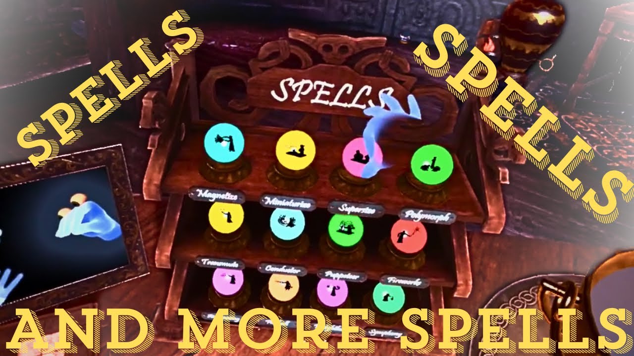 I Tried All 12 Beginning Spells in waltz of the wizards!