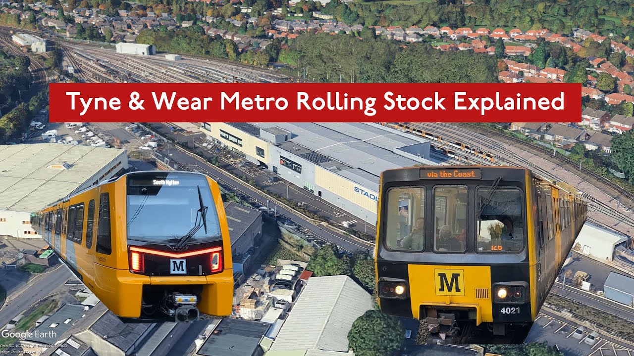 The Unique Trains of the Tyne and Wear Metro Explained