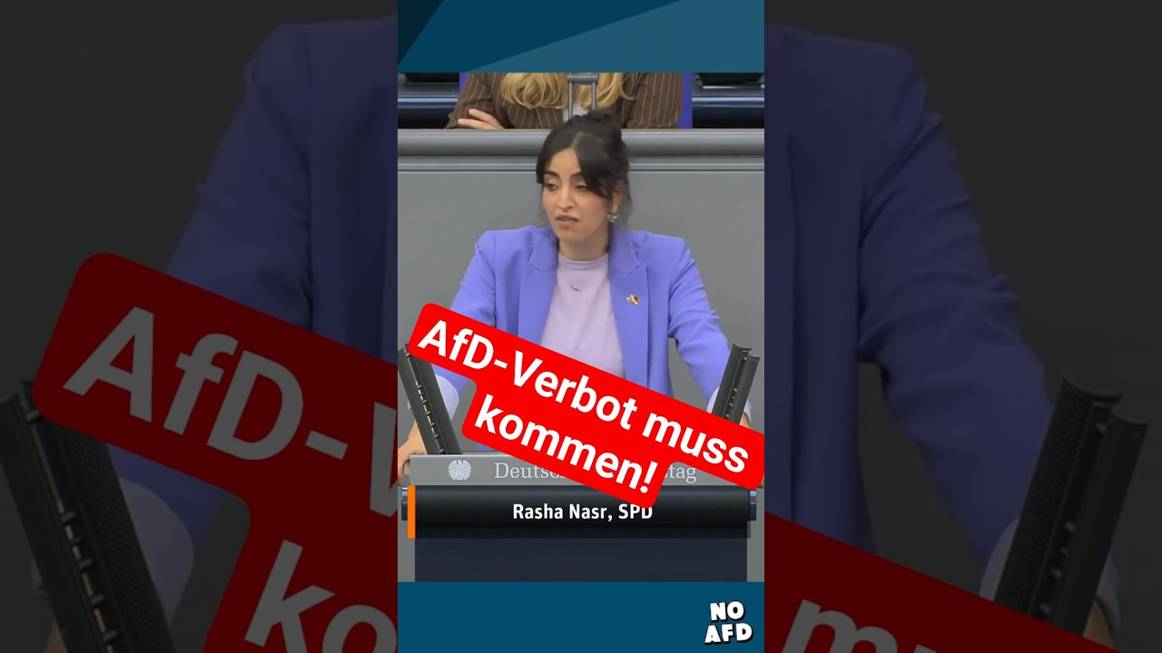 AfD Verbot? Rede bringt die AfD zum Toben