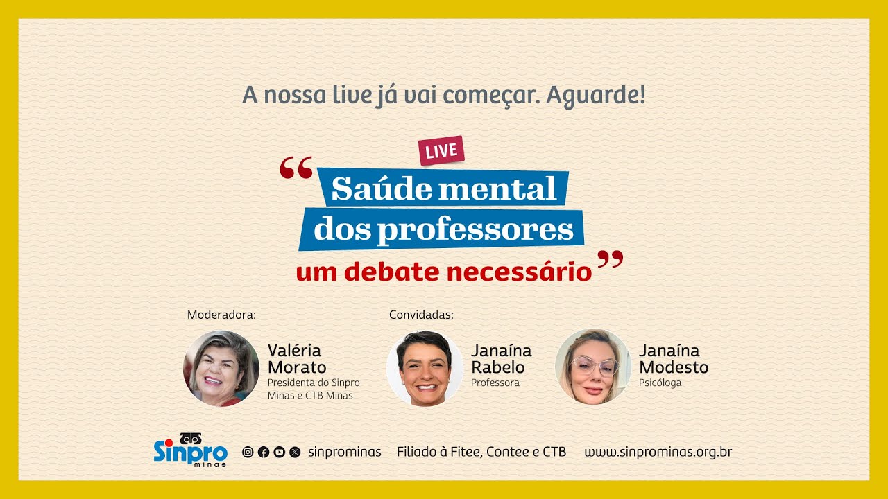 Saúde mental docente - um debate necessário