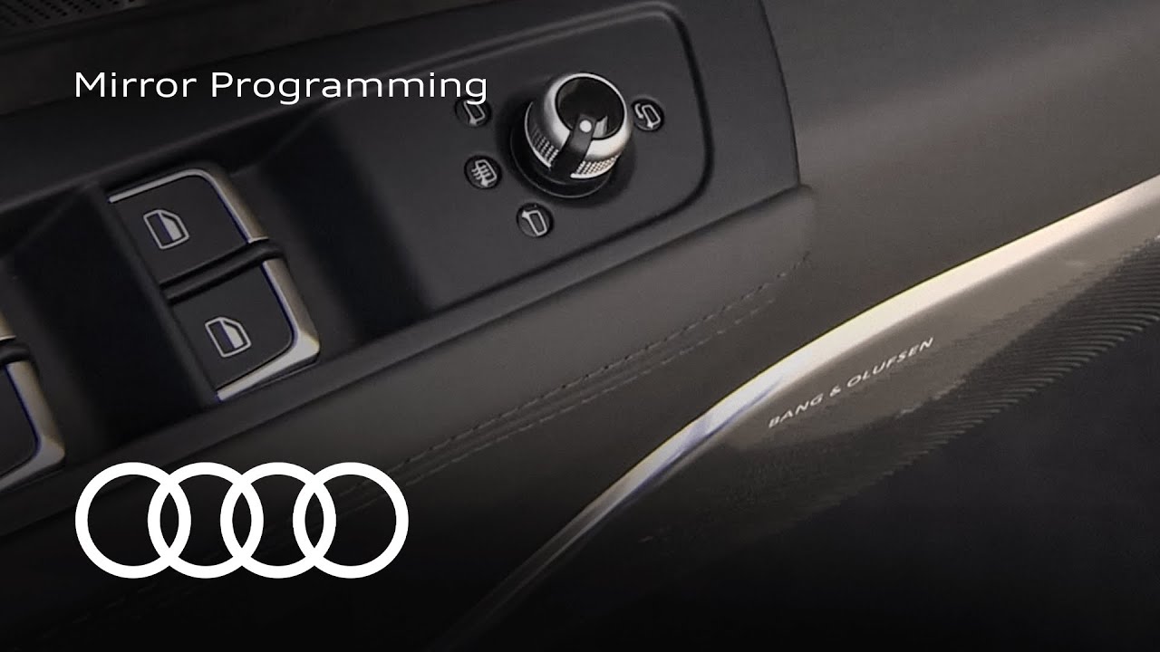 Техническое руководство Audi: программирование зеркала заднего вида