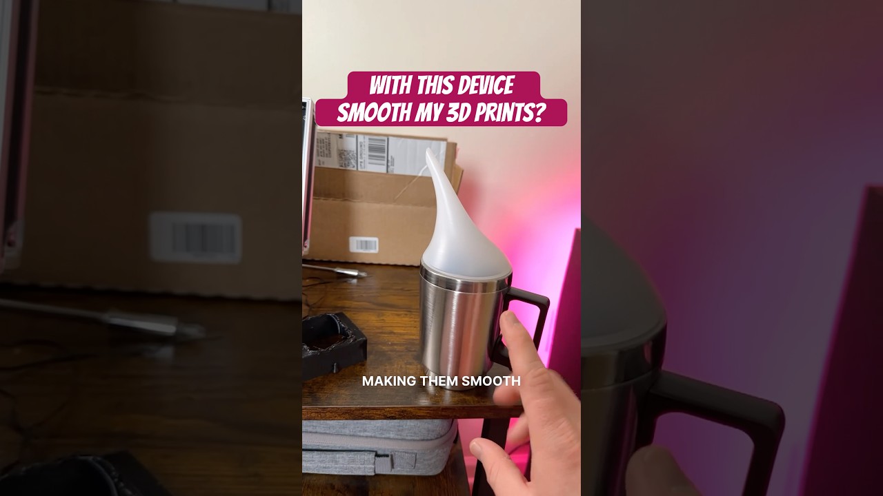 Smoothing 3D Printed Parts with Acetone Vapor