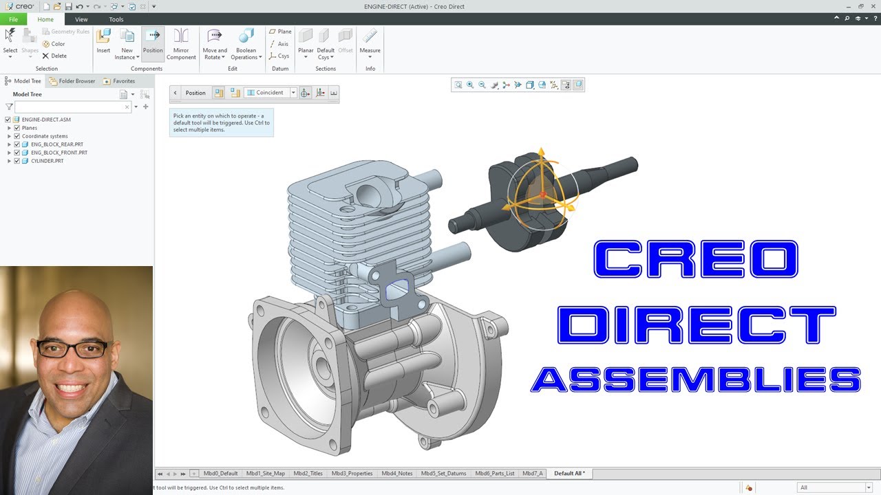 Creo Direct - Assembly Modeling | Creo Parametric