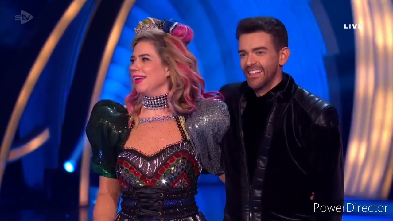 Lou Sanders and Brendyn Hatfield skating in Dancing On Ice (Musical Week) (11/2/24)