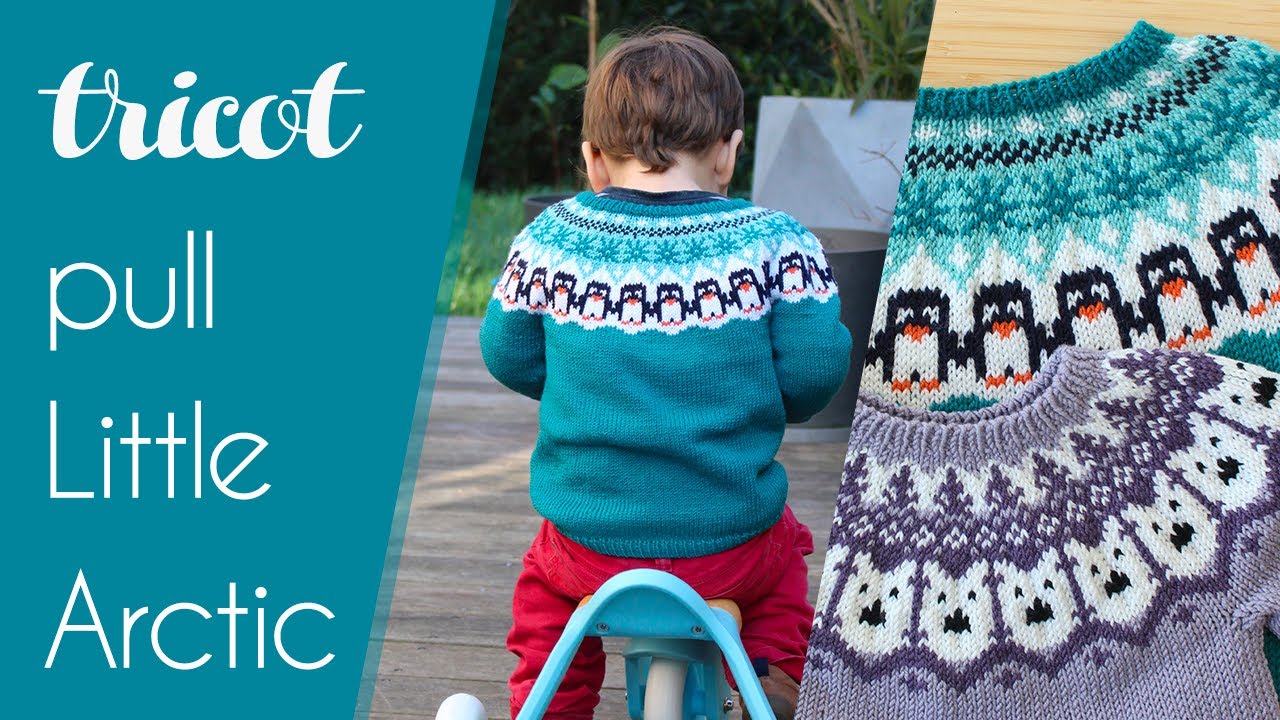❄️ Nouveau patron de tricot en jacquard pour bébé & enfants : Little Arctic est disponible !