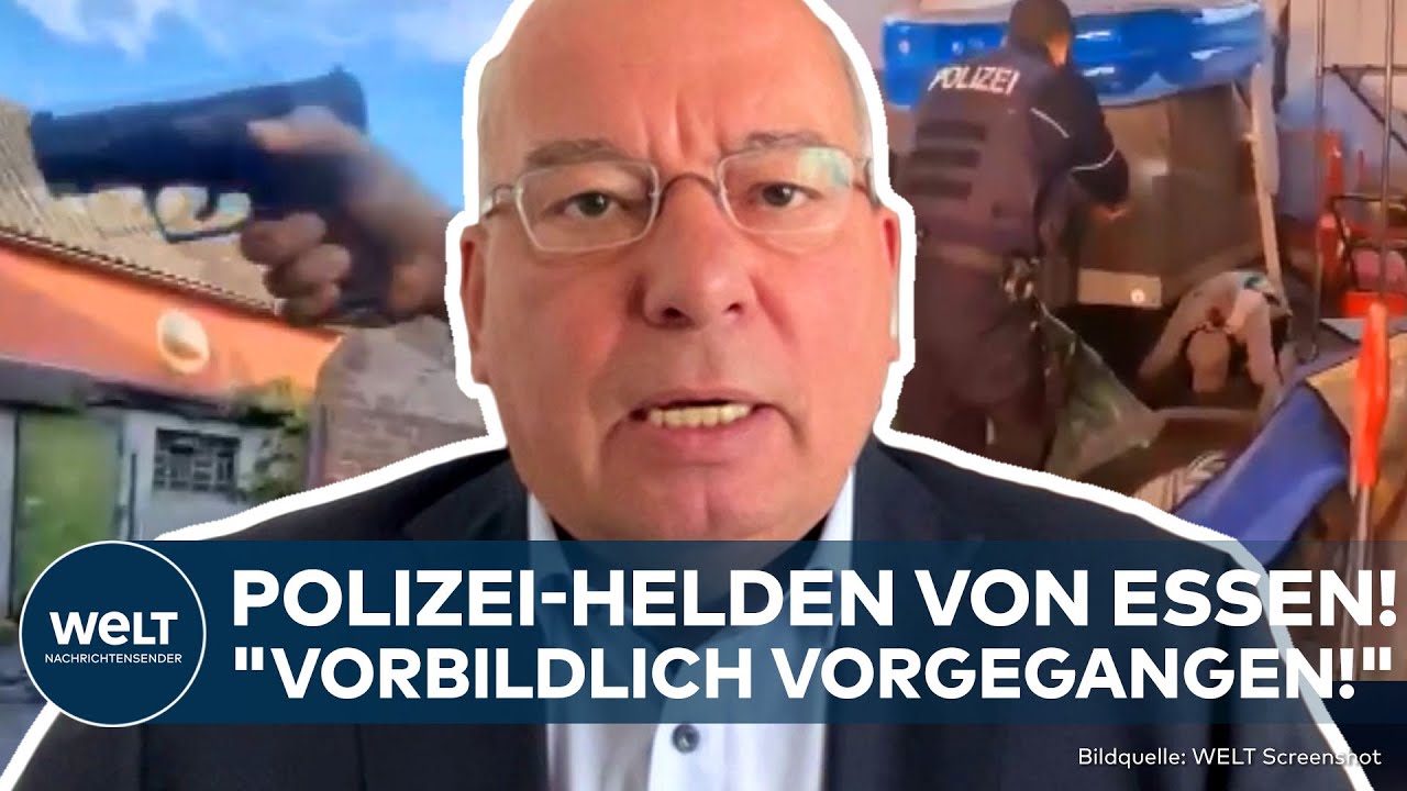 ESSEN: Polizisten stoppen Amoktäter! 