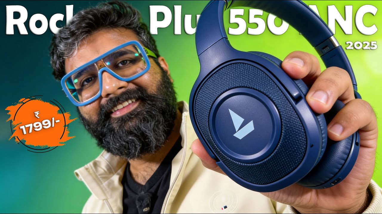 boAt Rockerz Plus 550 ANC Unboxing + Review | Best Headphones Under ₹2000?